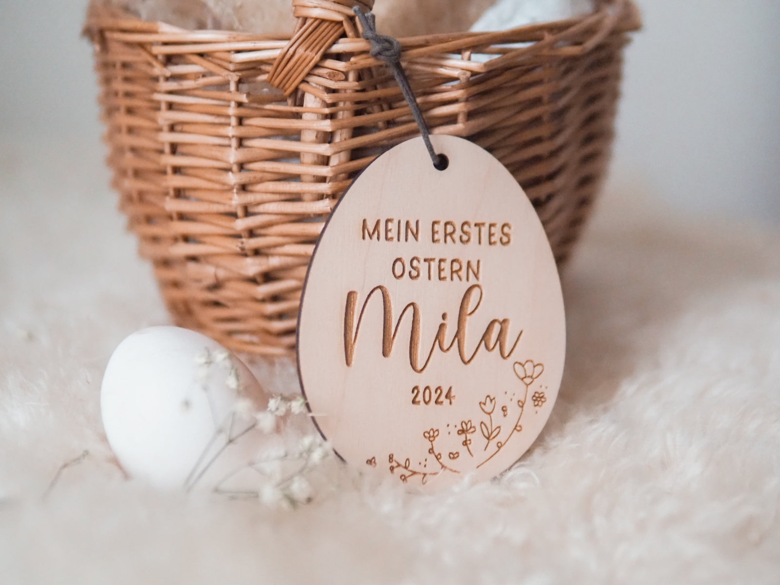 Schild erstes Ostern Blumen #30