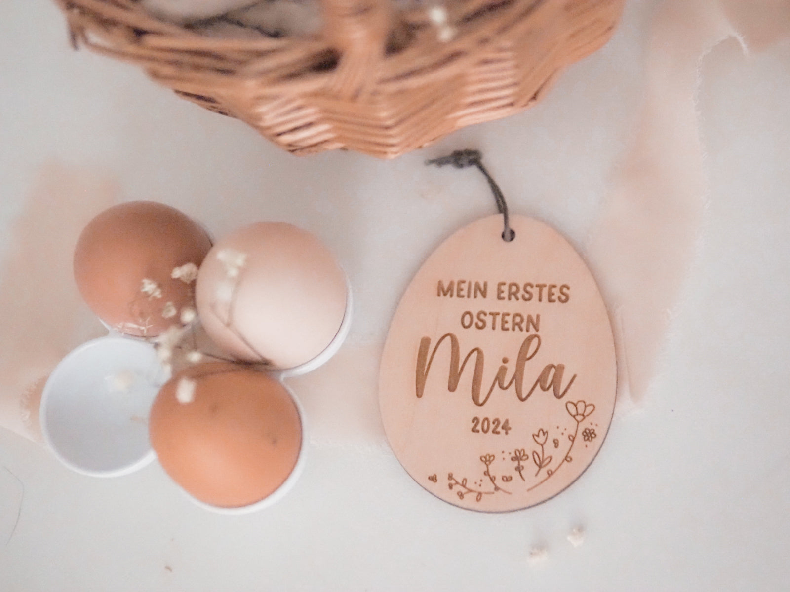 Schild erstes Ostern Blumen #30