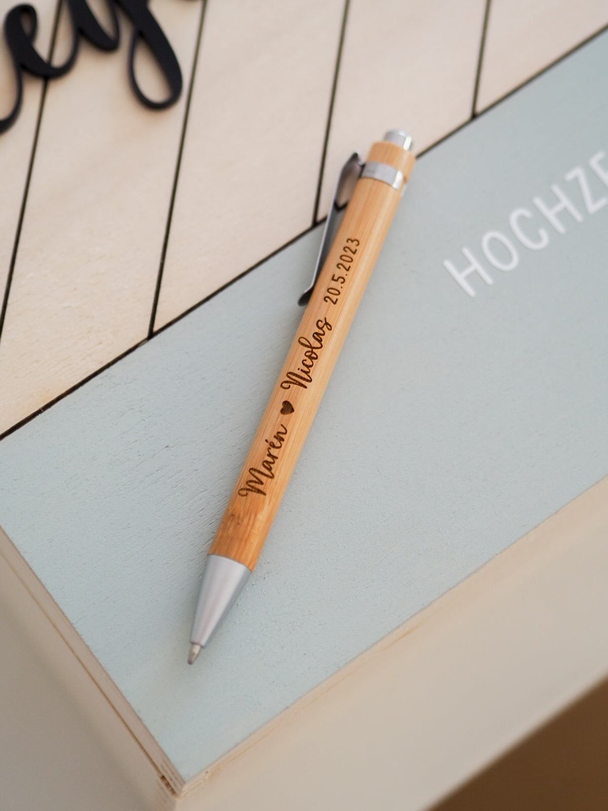 Kugelschreiber mit Personalisierung | Holz