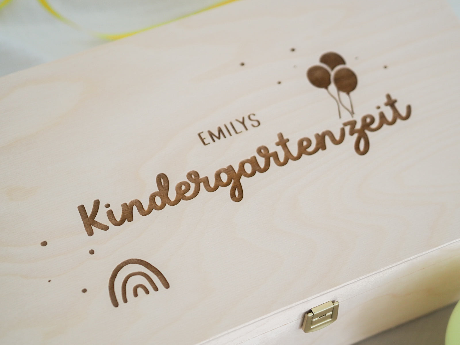 personalisierte Erinnerungskiste Kindergartenzeit mit Name #9