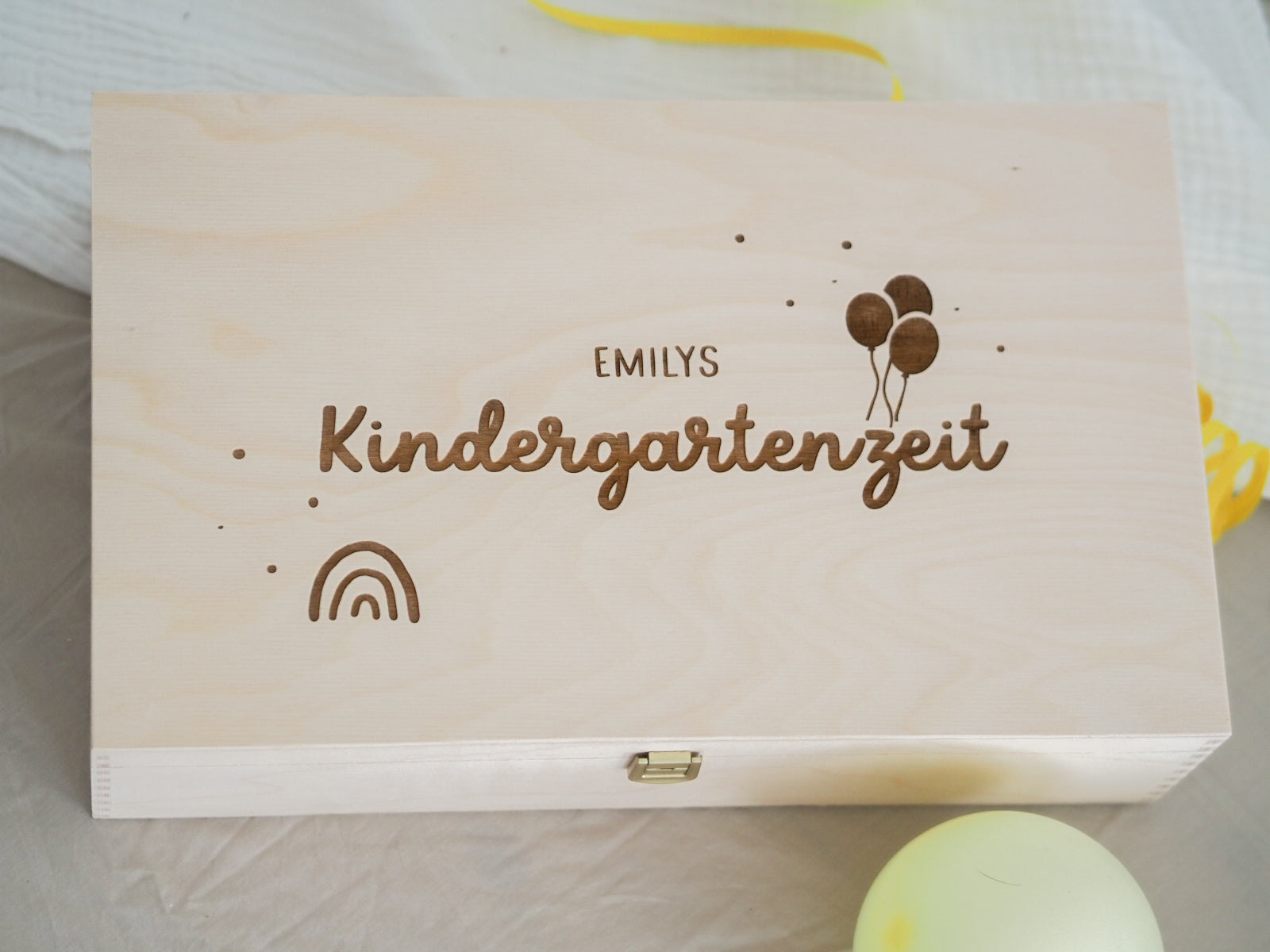 personalisierte Erinnerungskiste Kindergartenzeit mit Name #9
